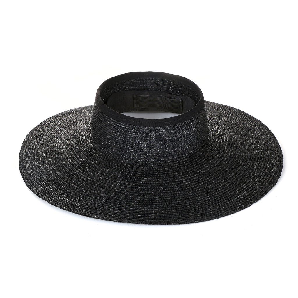 Sola Milan Straw Open Crown Hat – Handmade Unisex Sun Hat