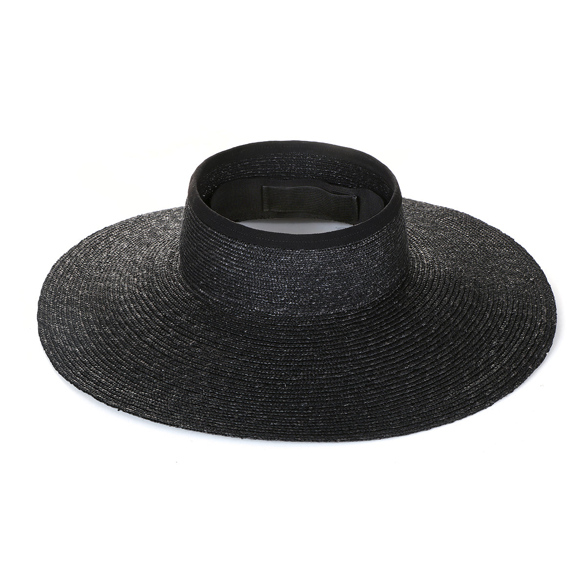 Sola Milan Straw Open Crown Hat – Handmade Unisex Sun Hat