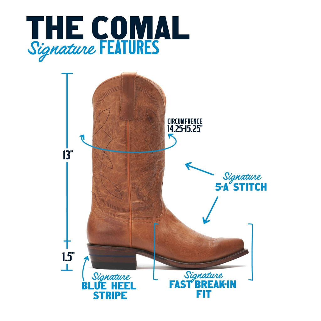 The Comal - Stylish Quarter Inch Snip Toe Boots for Fashion-Conscious Men and Women