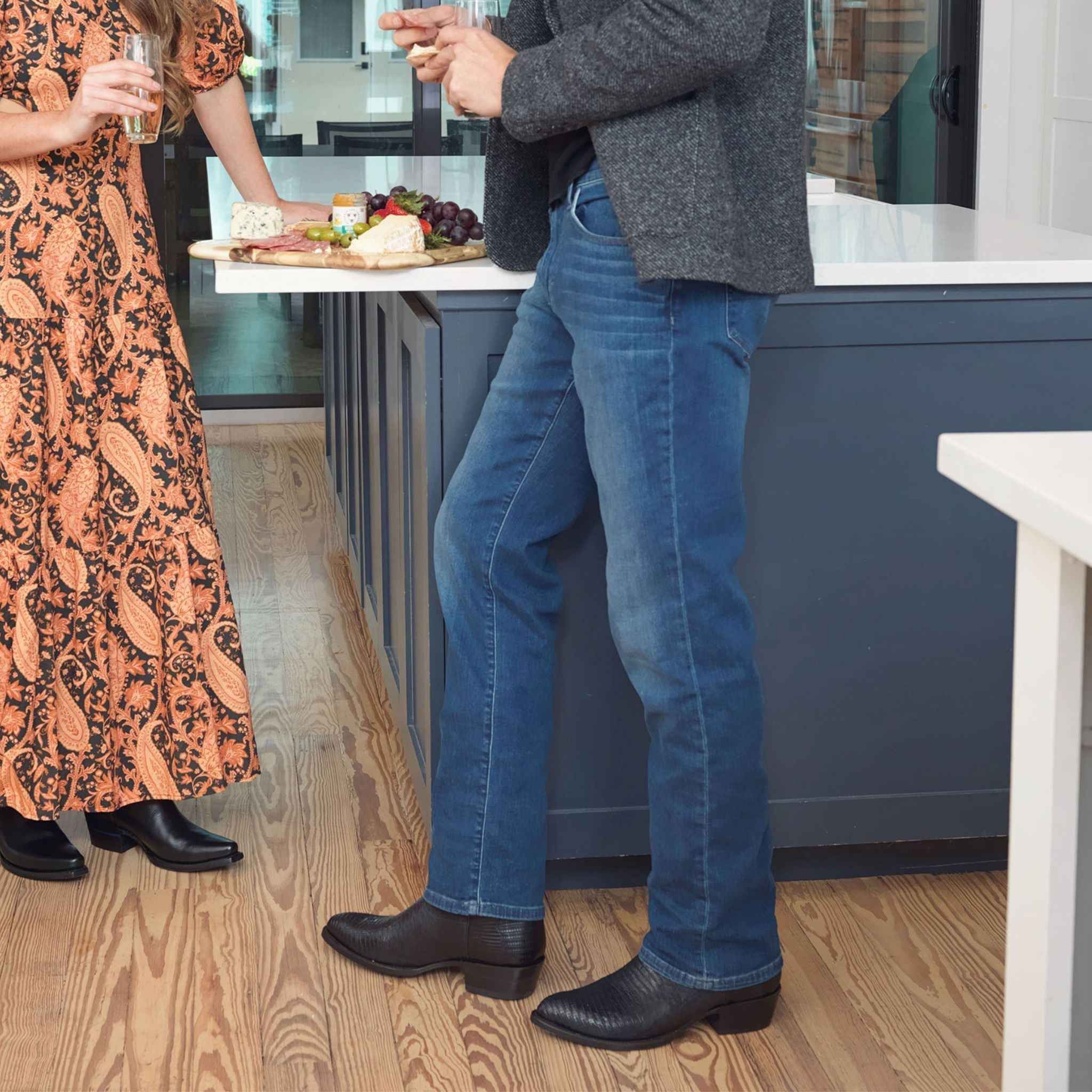 The Congress Teju Lizard Leather Boots - Versatile Fashion Footwear for All Occasions