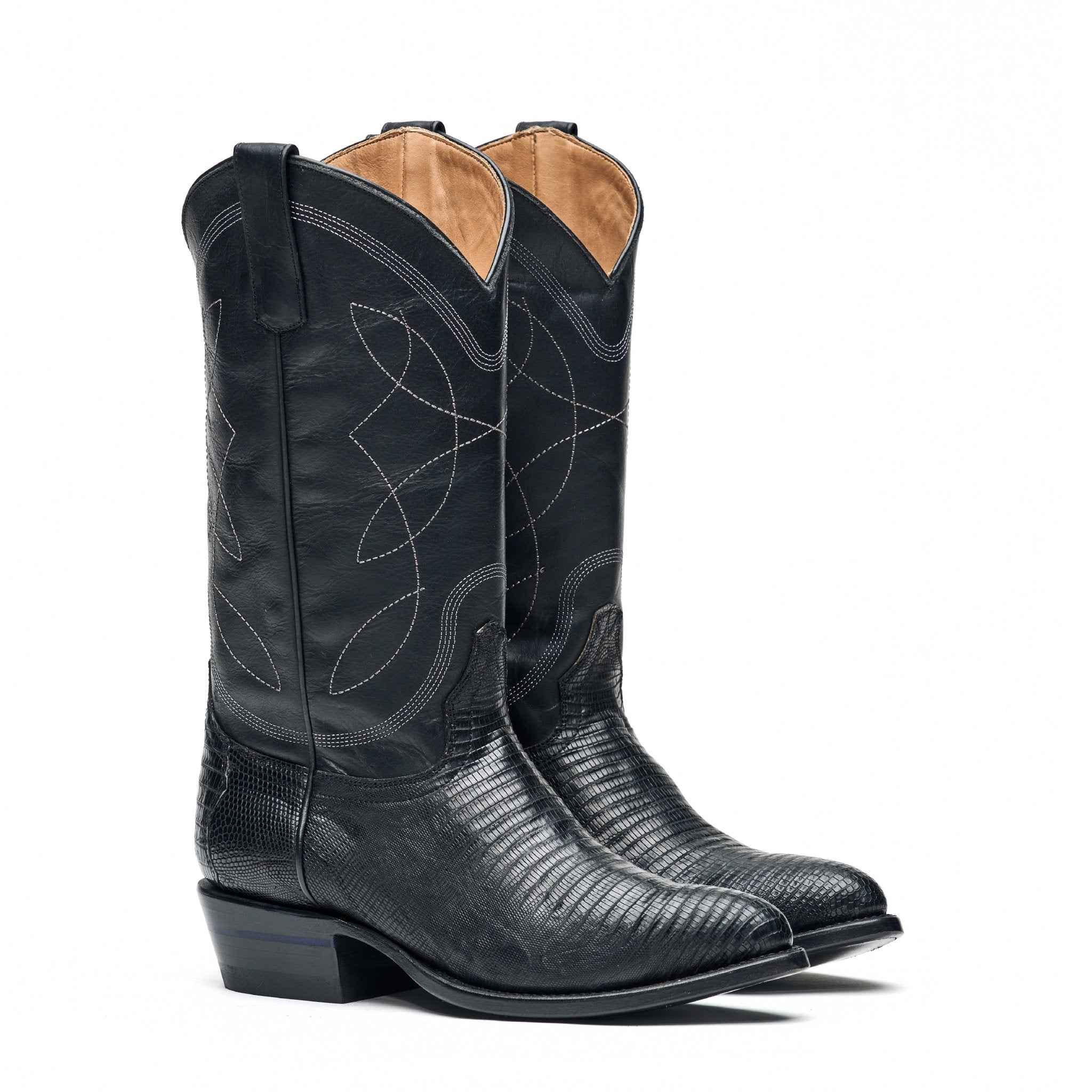 The Congress Teju Lizard Leather Boots - Versatile Fashion Footwear for All Occasions