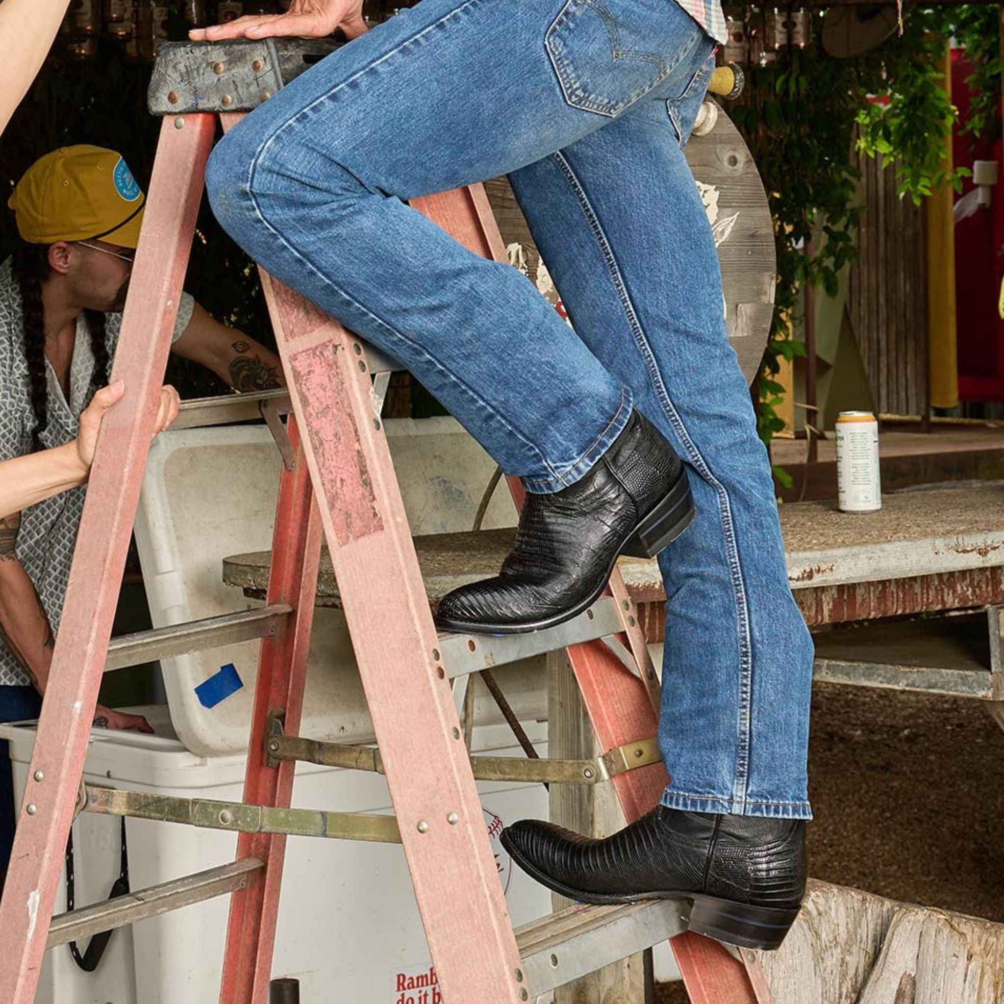 The Congress Teju Lizard Leather Boots - Versatile Fashion Footwear for All Occasions
