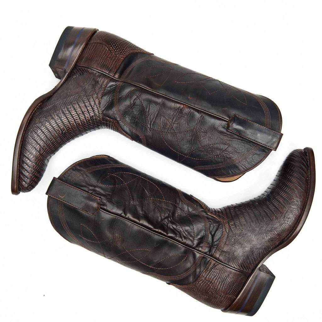 The Congress Teju Lizard Leather Boots - Versatile Fashion Footwear for All Occasions