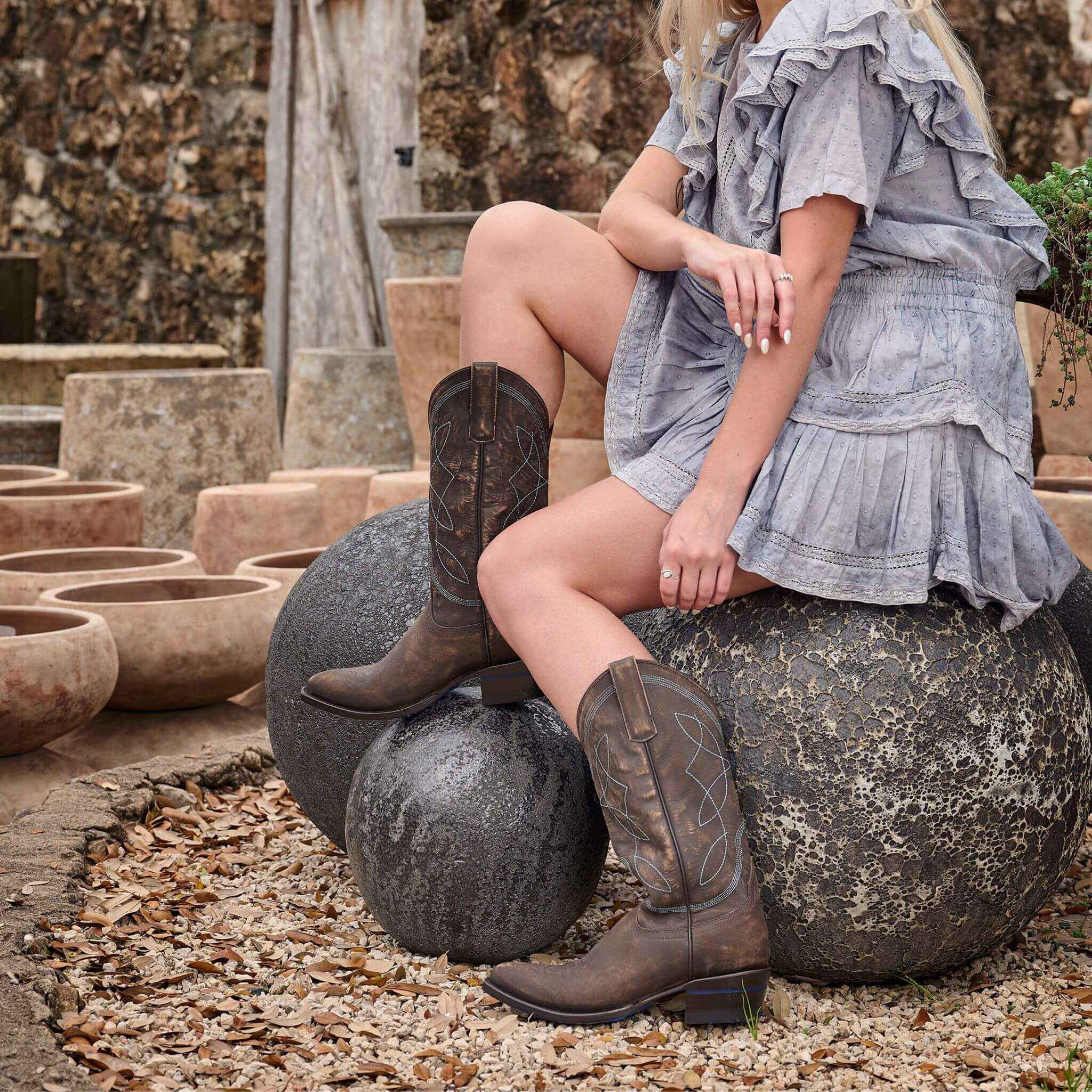 The Guadalupe Premium Cowhide Leather Boots with Fast Break-In Fit for Men and Women