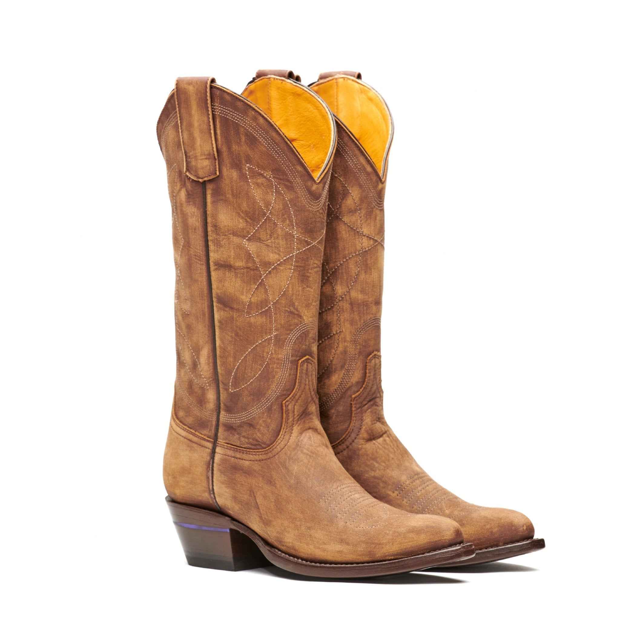 The Guadalupe Premium Cowhide Leather Boots with Fast Break-In Fit for Men and Women